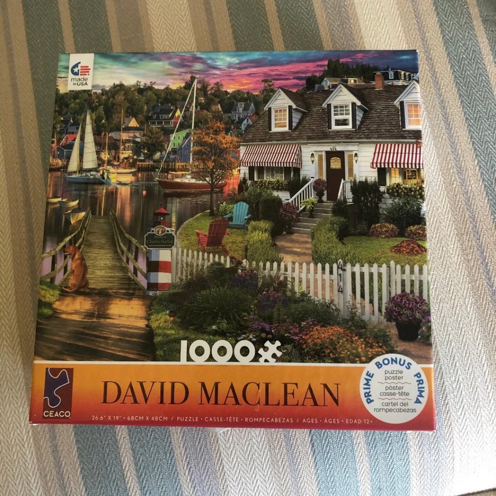 Beautiful DAVID MACLEAN 1000 piece puzzle
